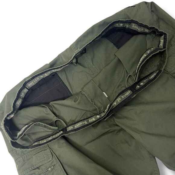 Boy Scouts Shorts 48 Green Cargo - Picture 3 of 11